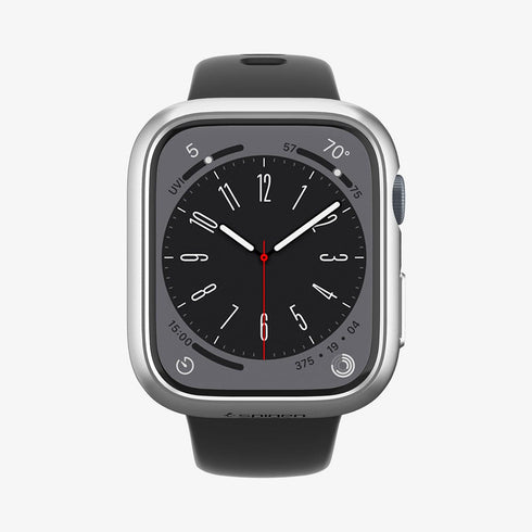 ACS05458 - Apple Watch Ultra (Apple Watch (49mm)) Case Thin Fit in black showing the front
